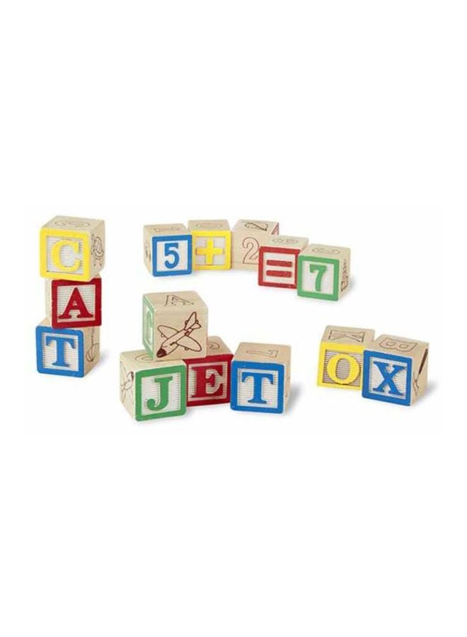 Wooden ABC/123 Blocks 1900 1inch