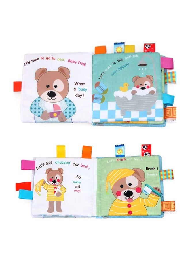 Good Night Dog Baby Cloth Art Book