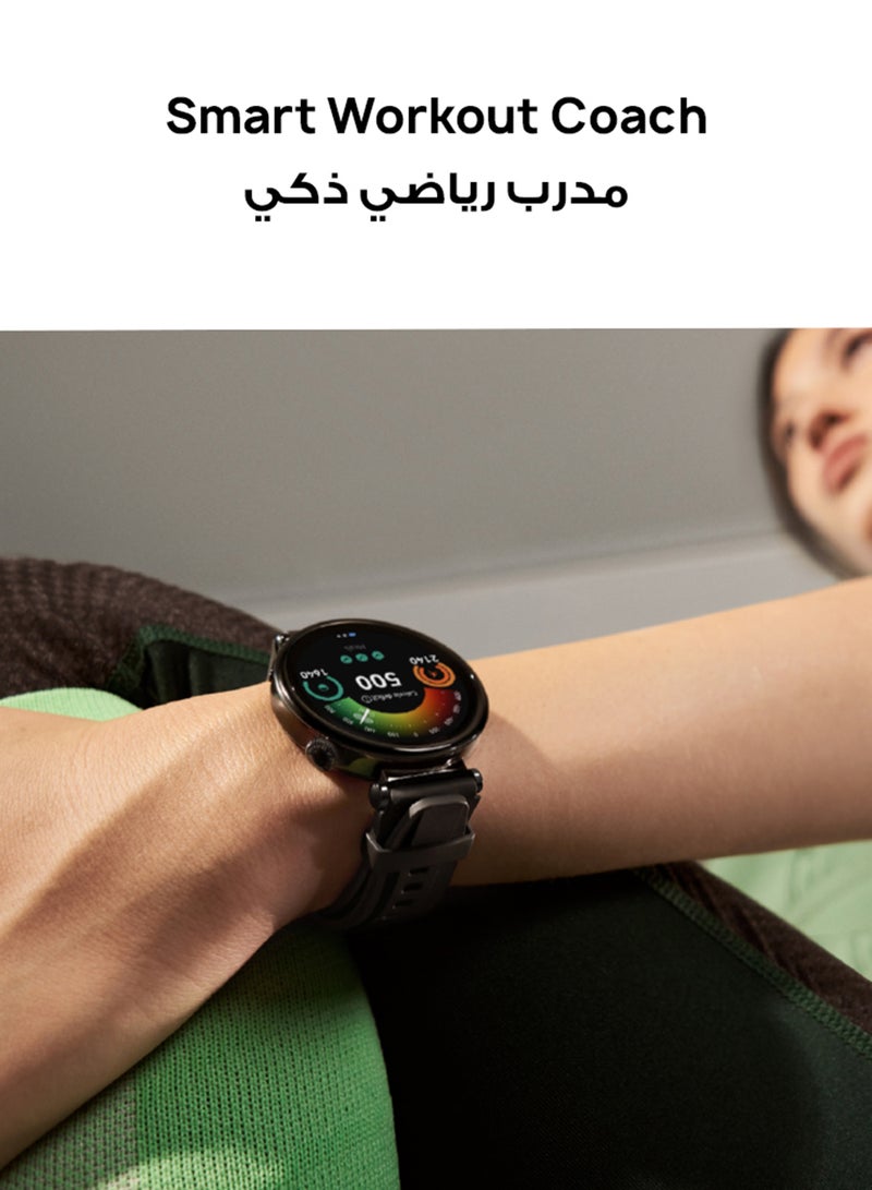 Watch GT 4 46mm Smartwatch, 14 Days Battery Life, Science-based Calorie Management, Dual-Band Five-System GNSS Position, Pulse Wave Arrhythmia Analysis, Heart Rate Monitor, Andriod And iOS Grey