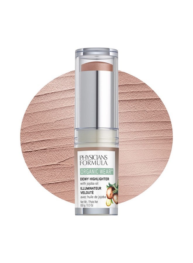 Organic Wear All Natural Dewy Highlighter Stick Makeup, Makeup Honey Dew, Dermatologist Tested