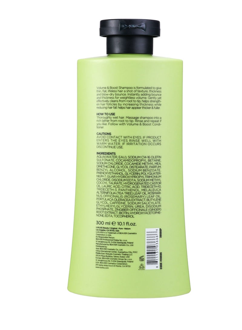 Volume And Boost For Fine, Thin Hair Shampoo 300ML