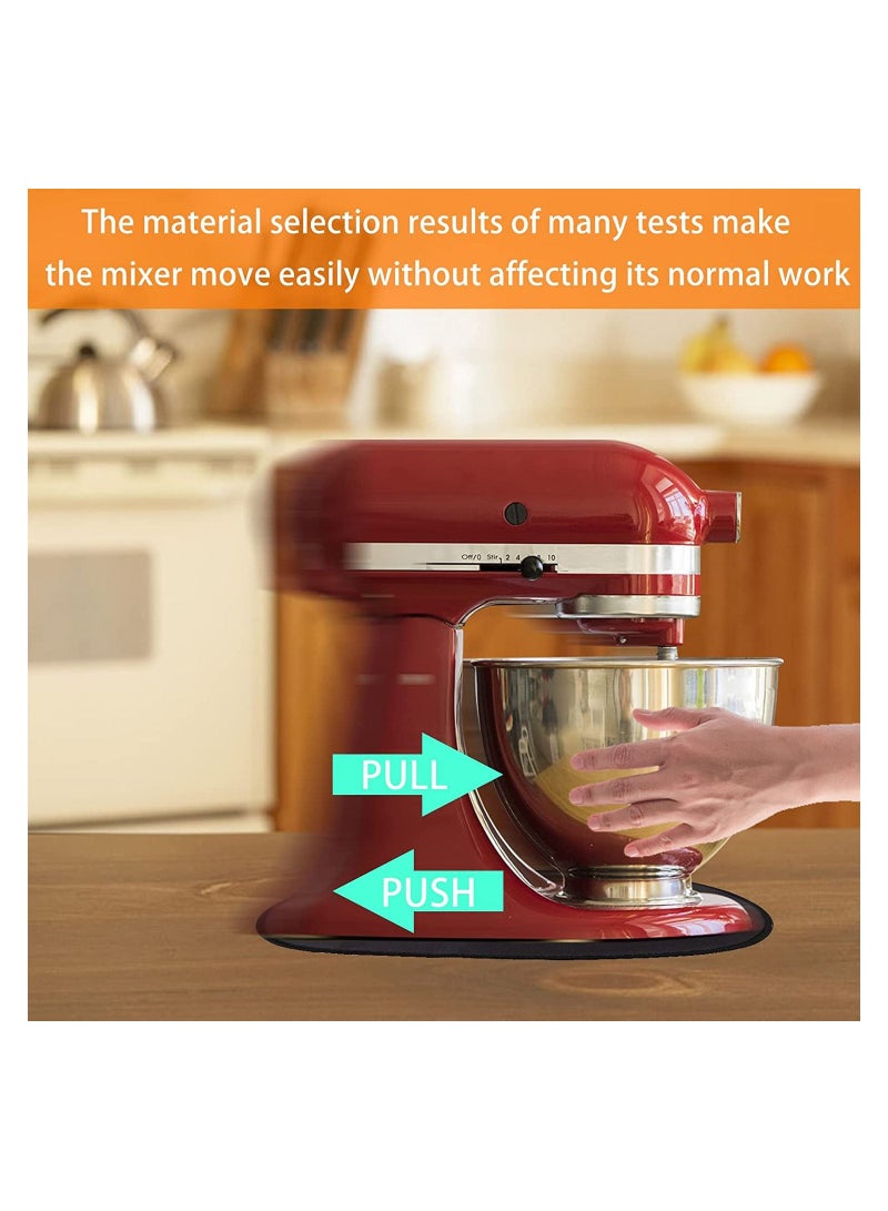 Mixer Slider Mat for KitchenAid Professional 6 QT Mixer Bowl Lift 37*29cm Black Compatible with Professional 600 KitchenAid Mixer Accessories 5 QT 5-8 QT Bowl Lift KitchenAid Slider Mat