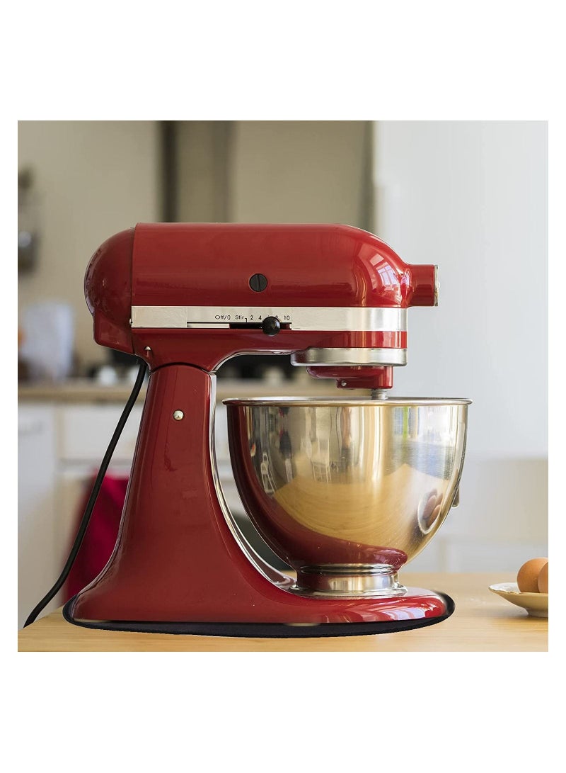 Mixer Slider Mat for KitchenAid Professional 6 QT Mixer Bowl Lift 37*29cm Black Compatible with Professional 600 KitchenAid Mixer Accessories 5 QT 5-8 QT Bowl Lift KitchenAid Slider Mat