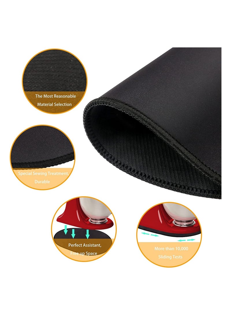 Mixer Slider Mat for KitchenAid Professional 6 QT Mixer Bowl Lift 37*29cm Black Compatible with Professional 600 KitchenAid Mixer Accessories 5 QT 5-8 QT Bowl Lift KitchenAid Slider Mat