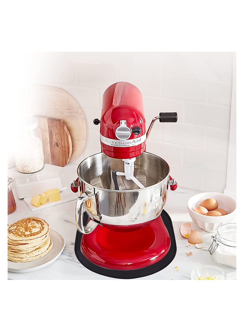 Mixer Slider Mat for KitchenAid Professional 6 QT Mixer Bowl Lift 37*29cm Black Compatible with Professional 600 KitchenAid Mixer Accessories 5 QT 5-8 QT Bowl Lift KitchenAid Slider Mat