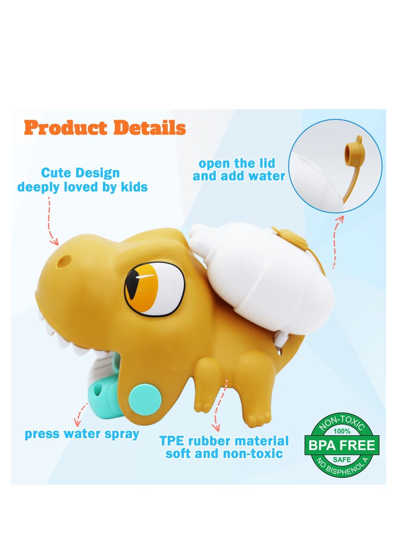 Wrist Water Squirt Guns for Toddlers, Summer Outdoor Swimming Pool Beach Bath Water Toys for Boys & Girls Kids Age3 4 5 (Dinosaur)