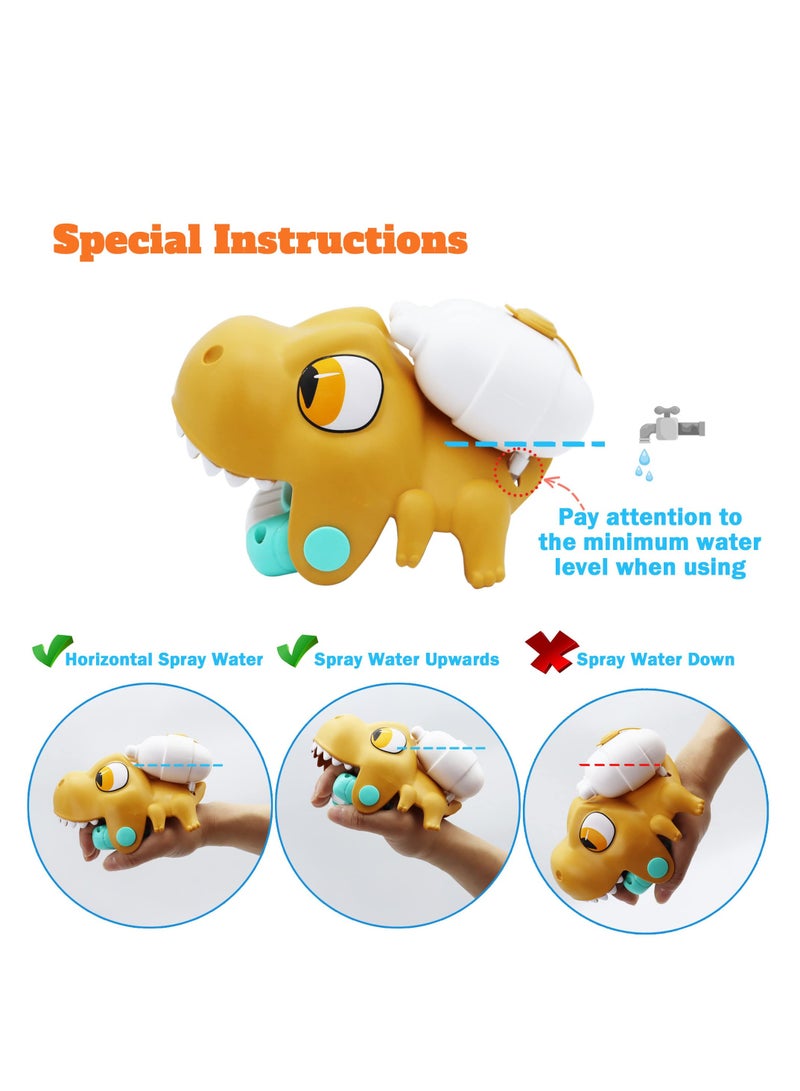 Wrist Water Squirt Guns for Toddlers, Summer Outdoor Swimming Pool Beach Bath Water Toys for Boys & Girls Kids Age3 4 5 (Dinosaur)