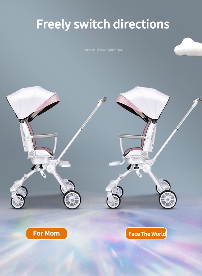 Two way Fast Folding Stroller (with Breathable Cushion)