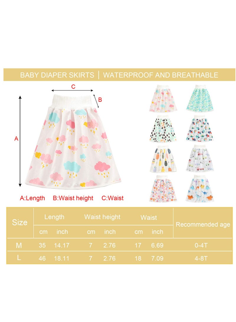 Diaper Pants for Baby Cotton Training Pants Diaper Skirt Shorts Waterproof Cloth Diapers Night Time