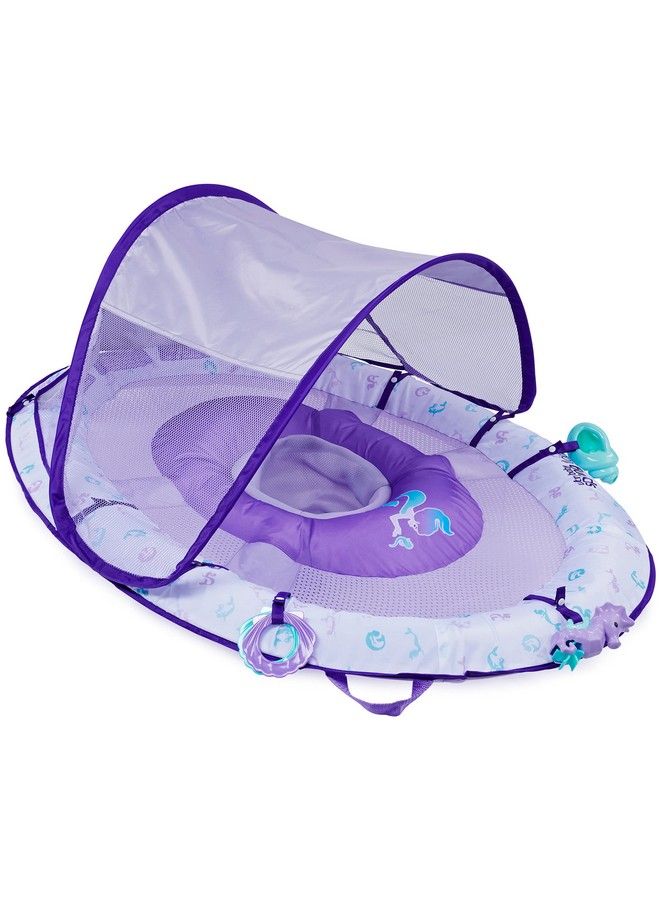Ultra Baby Spring Float Premium Inflatable Baby Pool Float With Sun Canopy Fast Inflation & Carry Bag (924 Months) Mermaid Toys For Kids