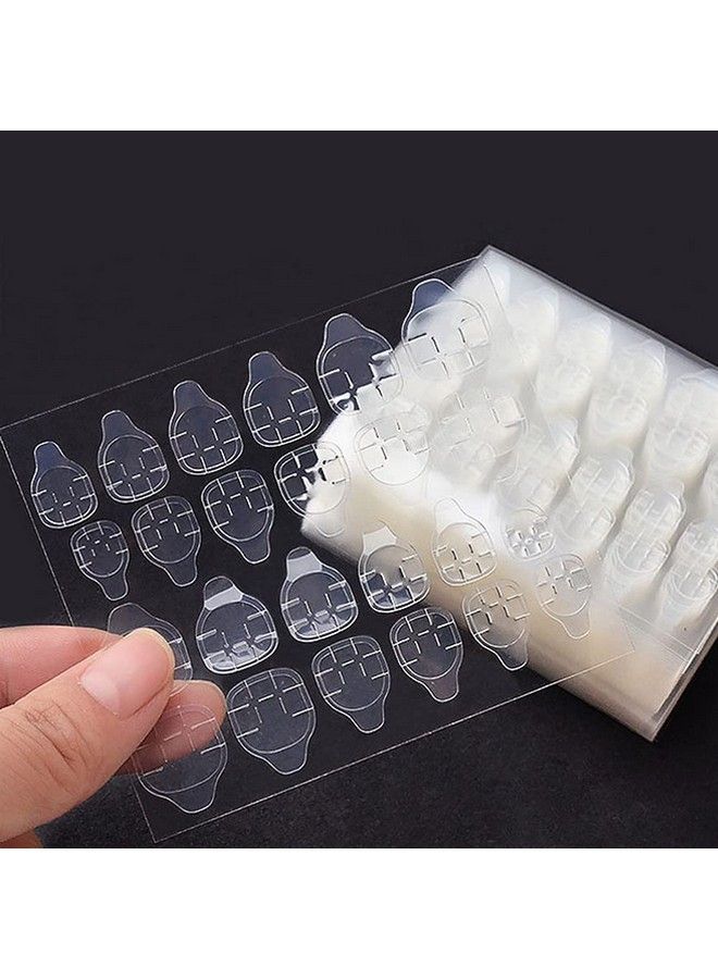 20 Sheets Nail Glue Stickers Double Side For Press On Nails Stickerswaterproof Breathable False Nail Tips Jelly Adhesive Nail Tabs Glue