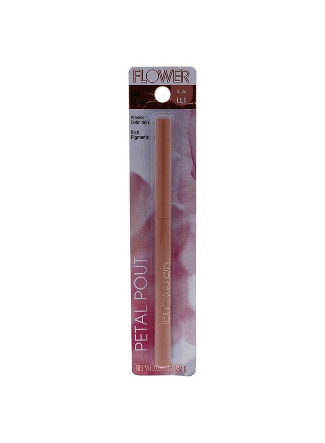 Petal Pout Lip Liner Smooth & Creamy Lip Liner With Pigment Rich Color, Prevents Feathering Of Lip Color, Comes With Builtin Sharpener (Nude)