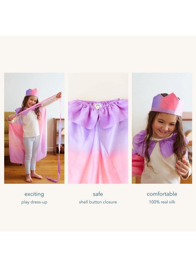 Blossom Cape For Kids Ages 38 ; Montessori And Waldorf Toy Dress Up For Pretend Play ; Birthday Gift For Boys And Girls