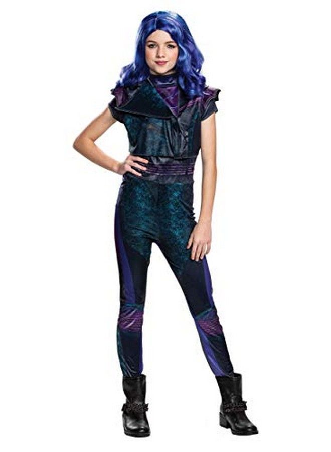 Mal Descendants 3 Classic Girls Costume Official Disney Halloween Outfit Kids Size Small (4 6)