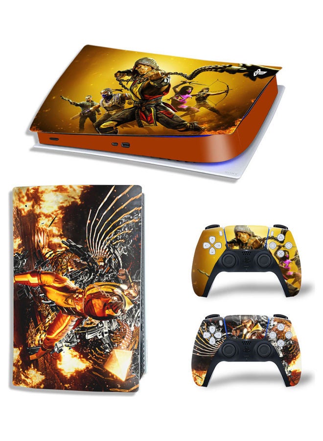 Printed Gaming Console and Controller Sticker Set For PS5 Digital Edition