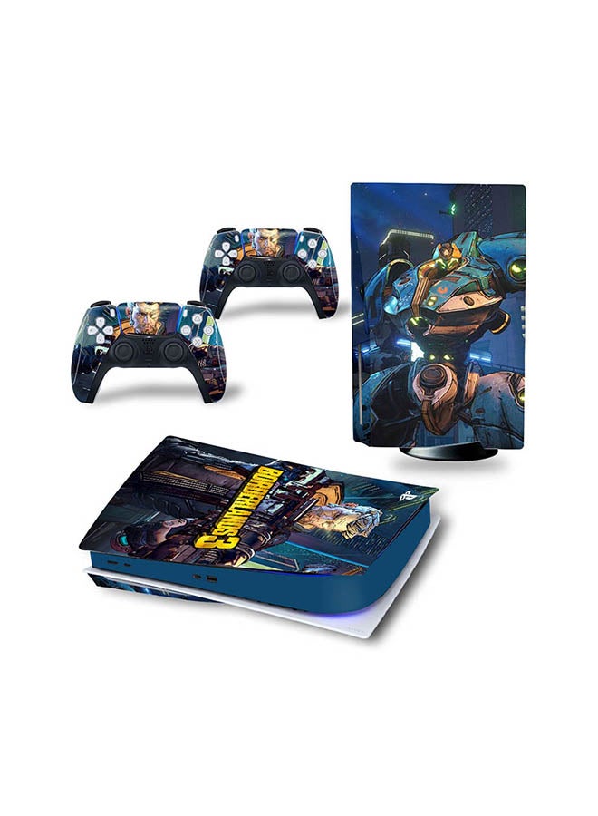 Console And Controller Sticker Set For PlayStation 5 Disc Version Borderlands
