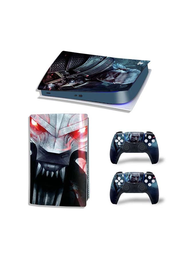 Console And Controller Decal Sticker Set For PlayStation 5 Digital Version