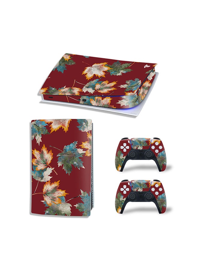 Console and Controller Decal Sticker Set For PlayStation 5 Digital Version