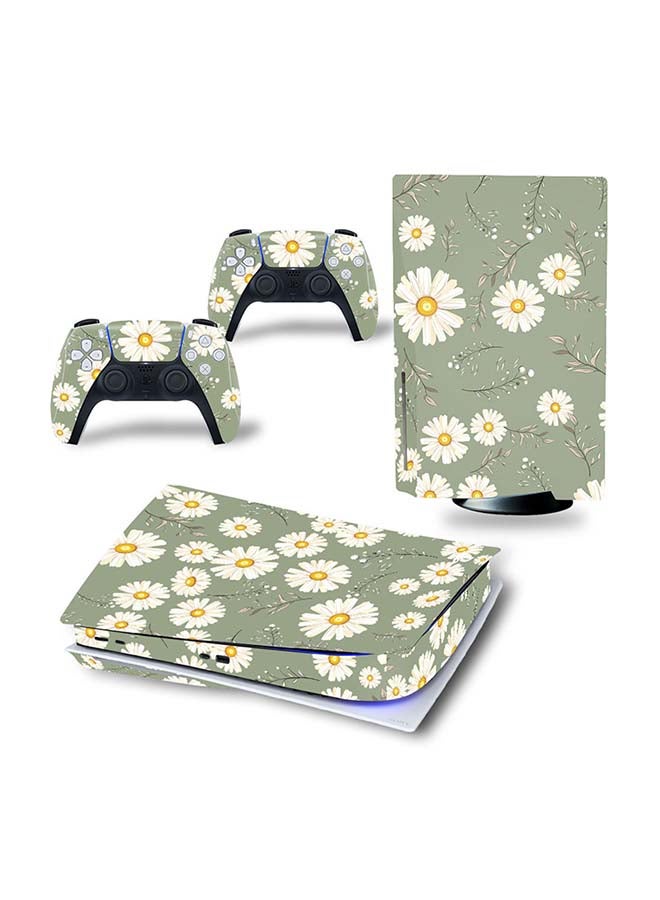 Console And Controller Decal Sticker Set For PlayStation 5 Disc Version