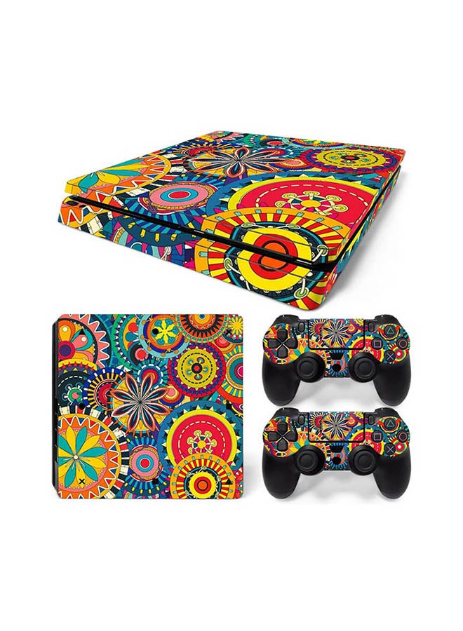 Console And Controller Sticker Set For PlayStation 4 Slim
