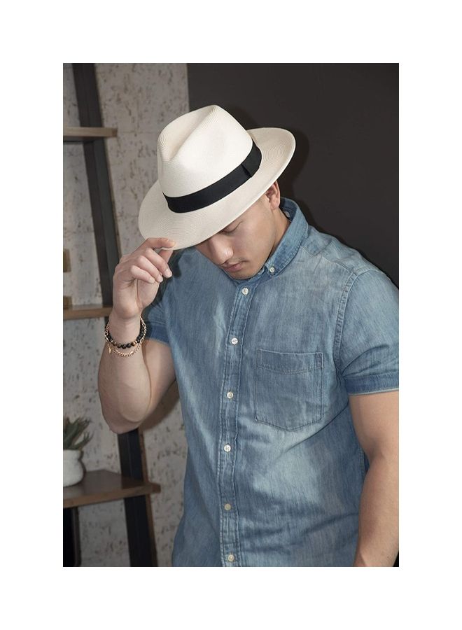 Sun Straw Fedora Beach Hat
