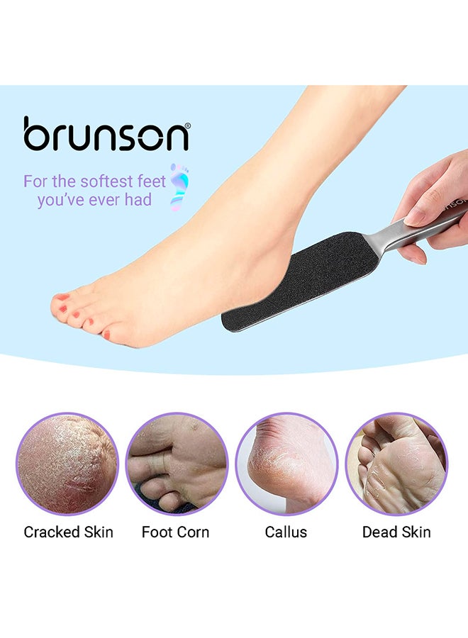 50 Pieces Foot File Callus Remover For Grater Scrub Double Sided Professional Pedicure Kits - RPP100