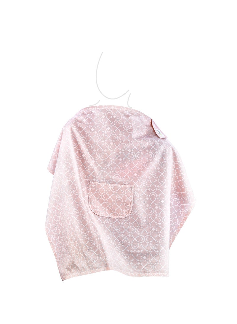 Babyjem Nursing Apron with Pocket, Pink, Mother