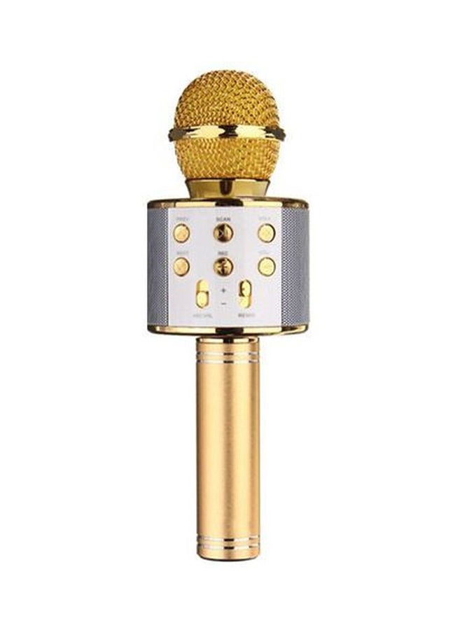 Bluetooth Karaoke Microphone MIC-WS-858 Gold