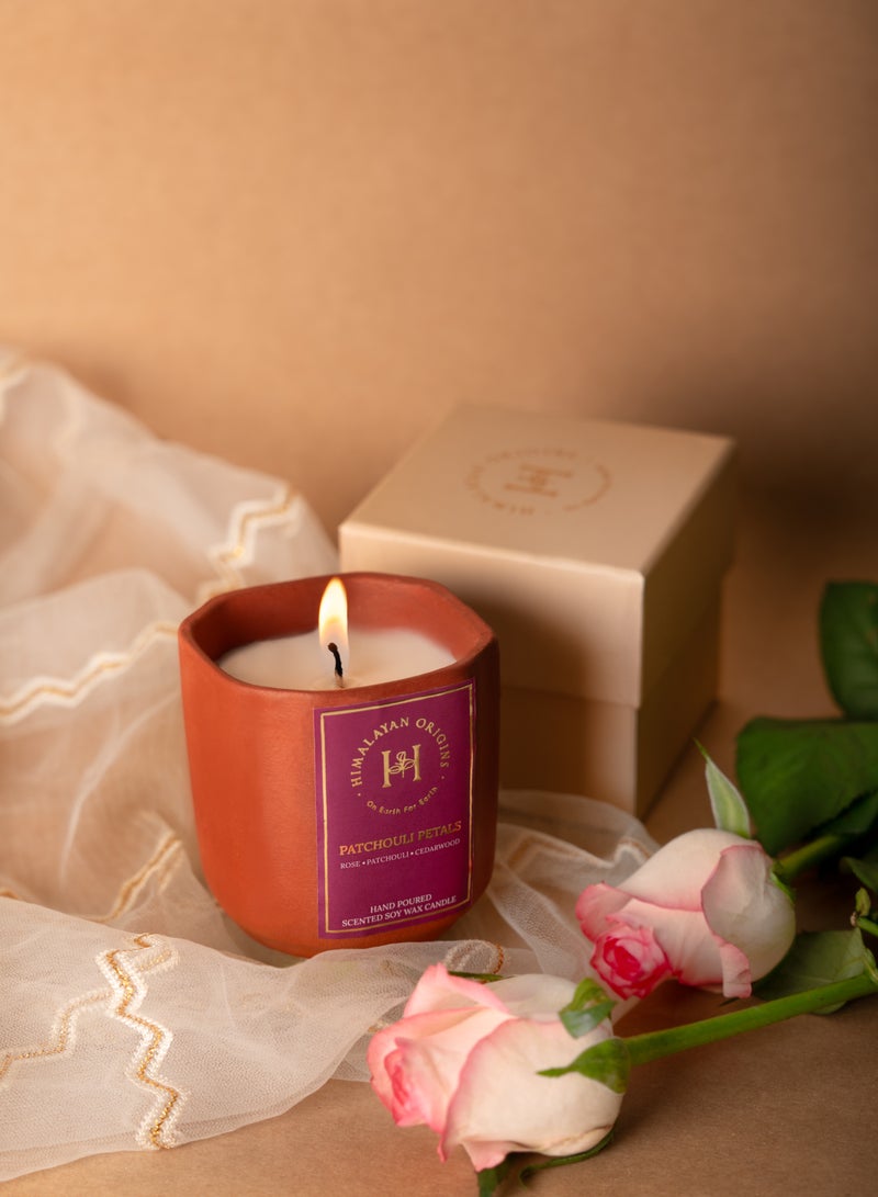 Patchouli Petals - Soy Wax Scented Candle
