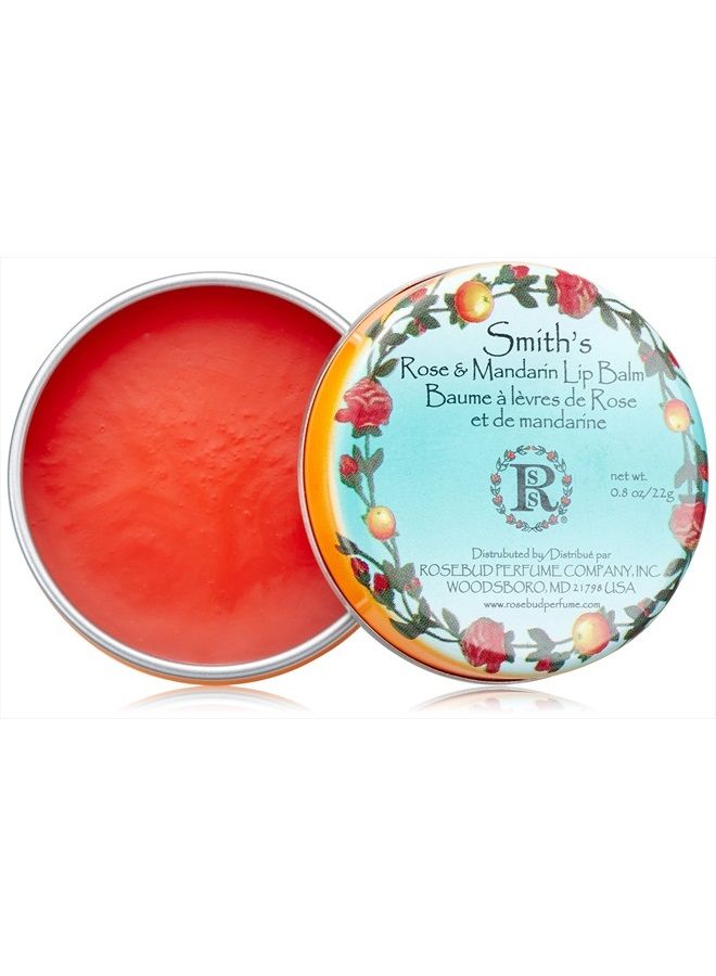 Smith's Lip Balm, Rose and Mandarin, 0.8 Ounce