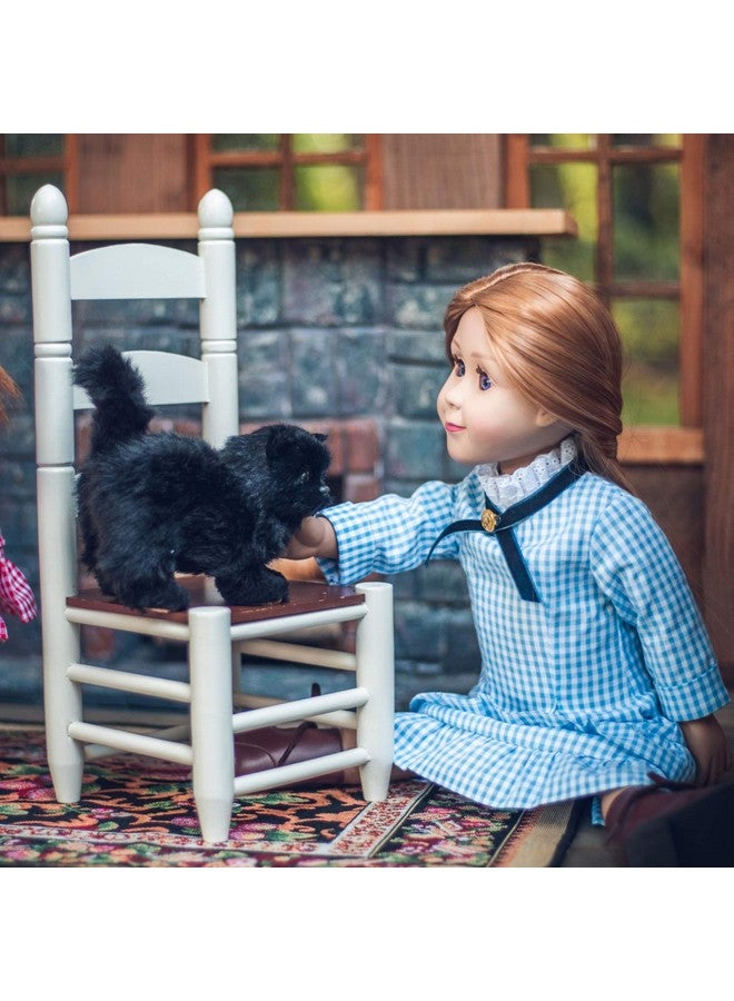 18 Inch Doll Pets Officially Licensed Little House On The Prairie Black Kitty Cat Compatible With American Girl Dolls