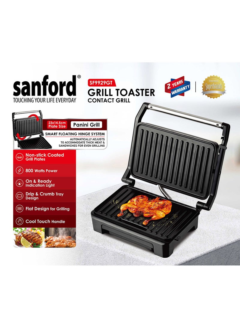 CONTACT GRILL TOASTER 800 W SF9929GT BS Black