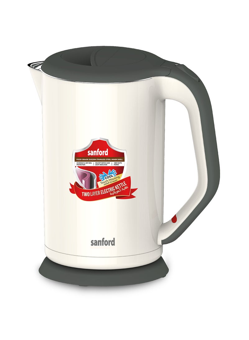 ELECTRIC KETTLE 1.7 L 1800 W SF3328EK-1.7L BS WHITE