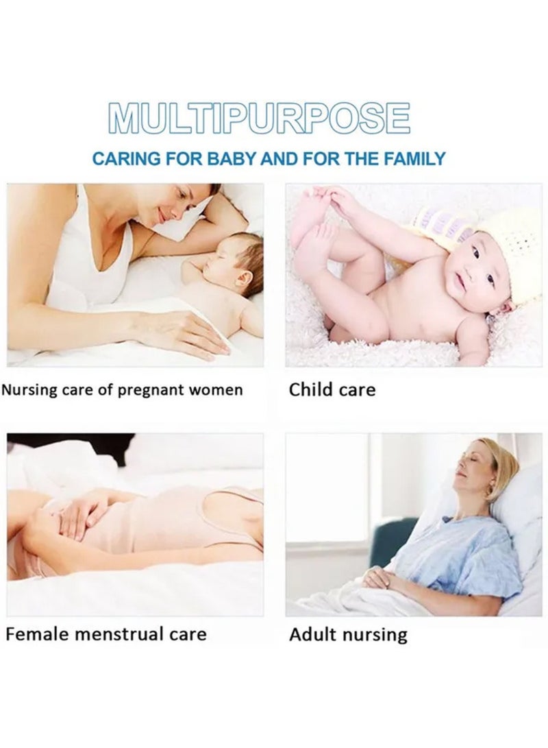 Combo Pack Disposable Changing Mat 80Pcs Scented Bag 10Pcss Bibs 70Pcs - Lavender