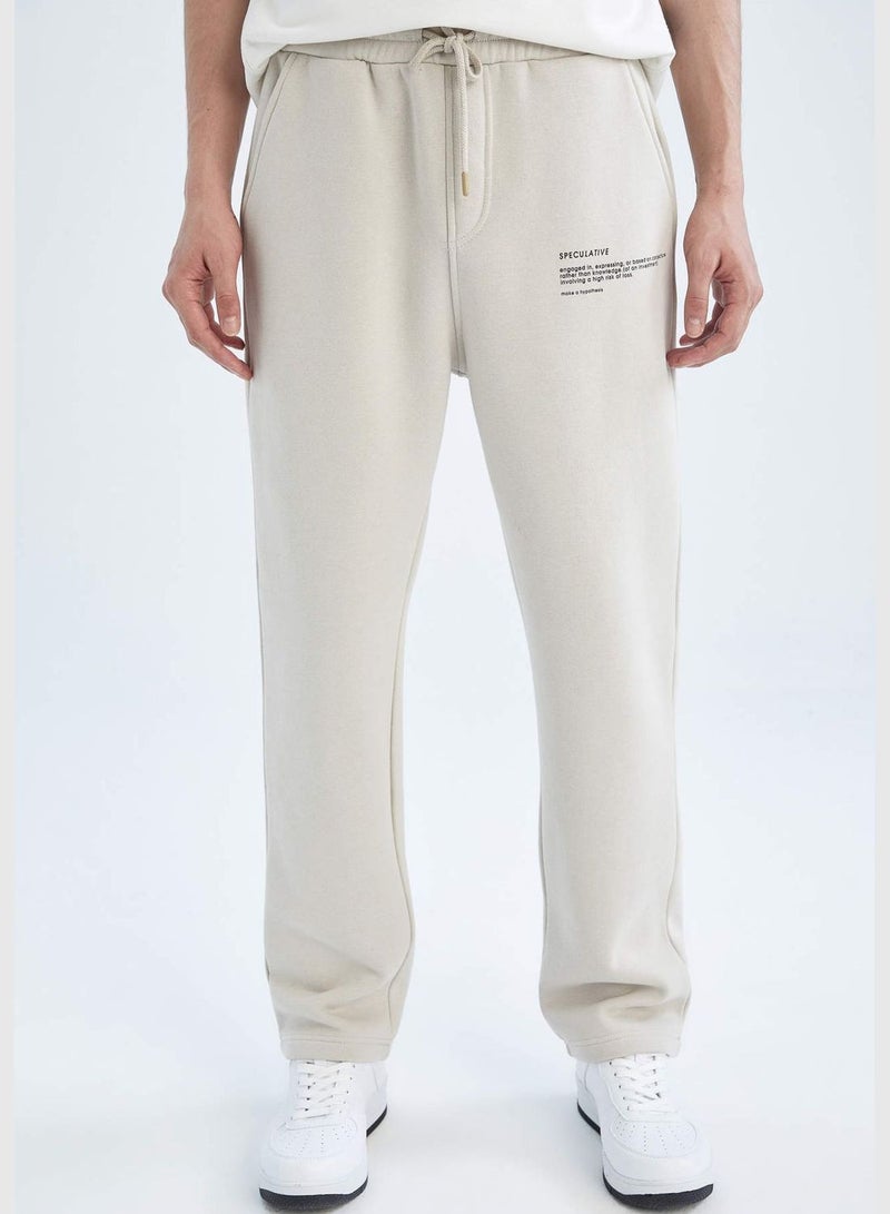 Man Regular Fit Bottom Knitted Trousers