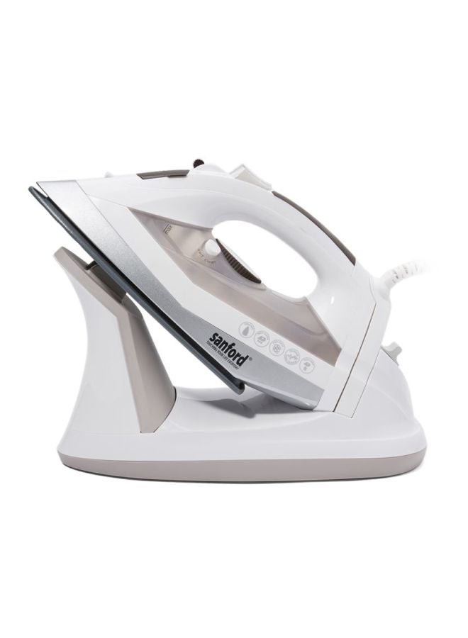 Corded and Cordless Steam Iron, Anti calc, Anti drip,Dry, spray, steam, burst steam, vertical steam, self-clean function 2400 W SF68SI BS White