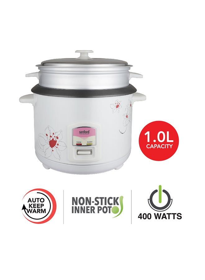 RICE COOKER 1 L 400 W SF2500RC-1.0L BS White