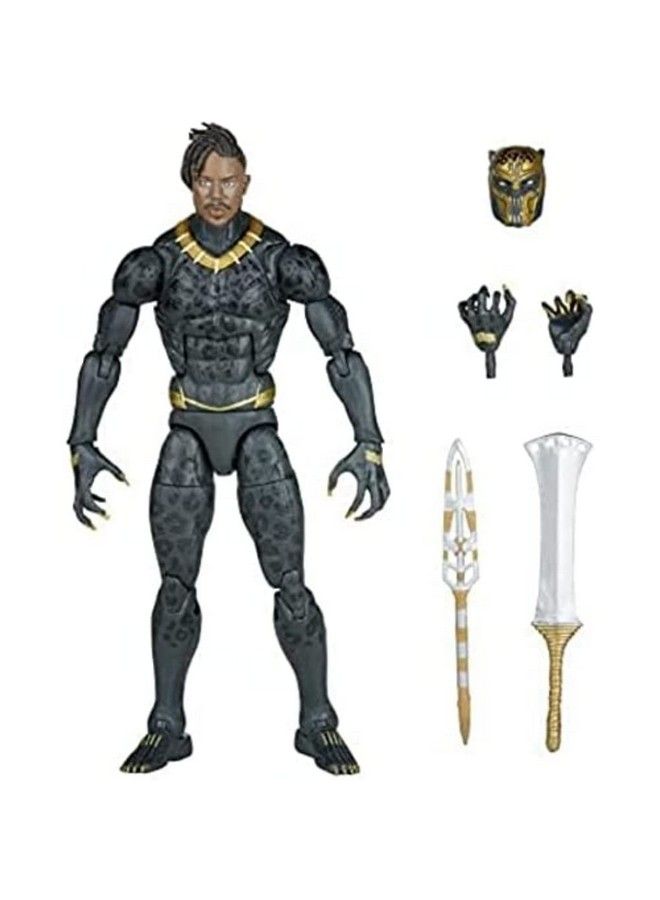 Legends Series Black Panther Legacy Collection Killmonger 6Inch Action Figure Collectible Toy For 4+ Years 5 Accessories