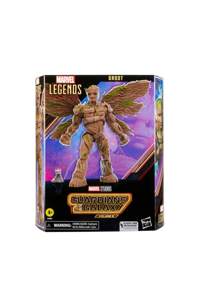 Legends Series Groot Guardians Of The Galaxy Vol. 3 6 Inch Collectible Action Figures Toys For Ages 4 And Up