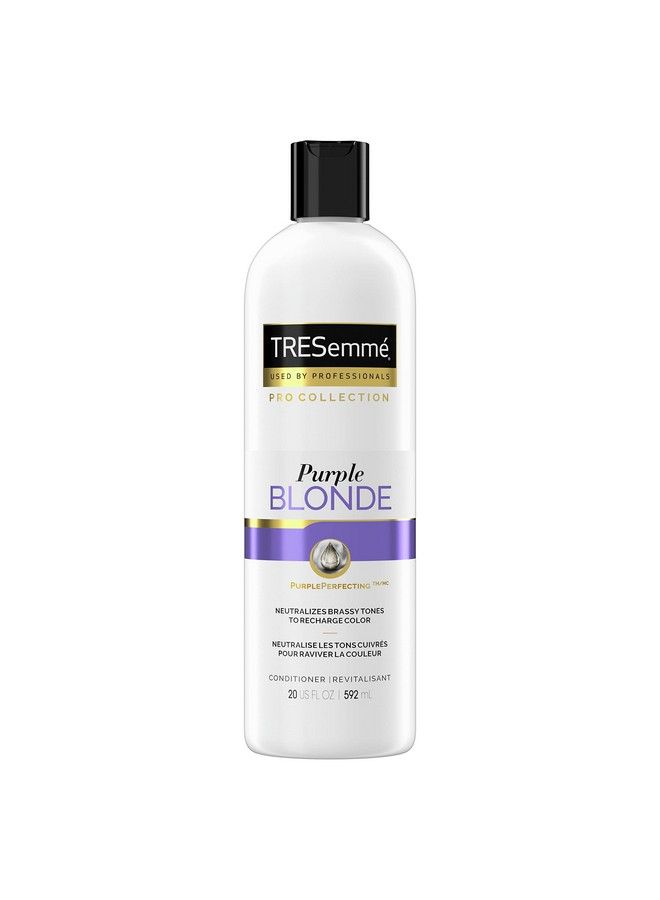 Pro Collection Purple Blonde Conditioner For Blonde And Silver Hair Hair Conditioner For Brilliant Color 20 Oz