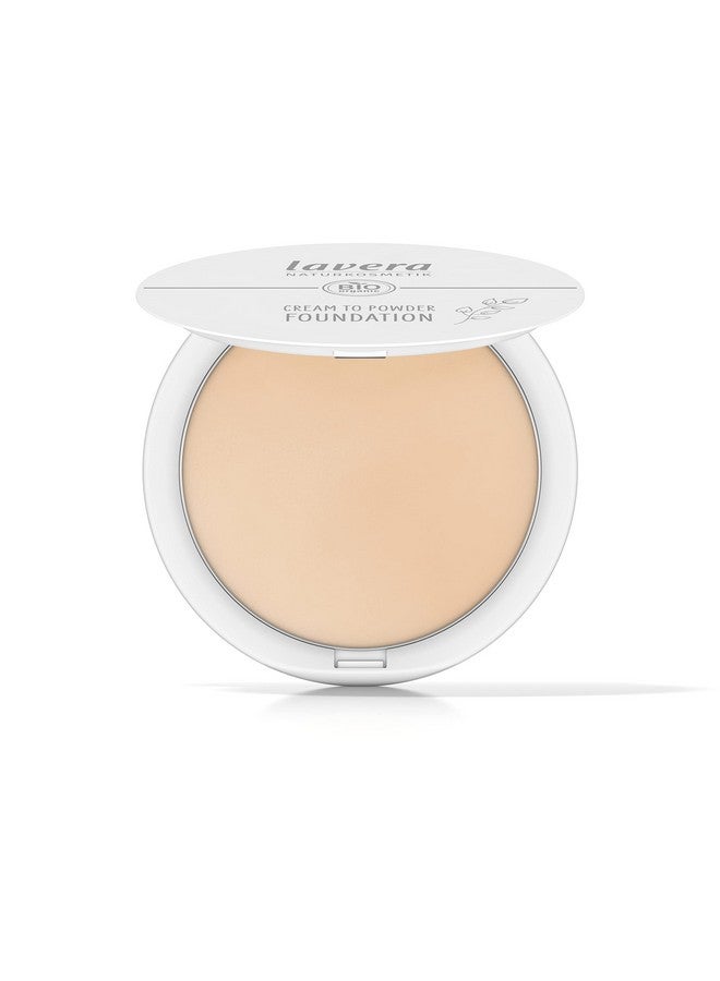 Cream To Powder Foundationlight 01Nude Bio Mandelöl & Vitamin E Vegan Feuchtigkeitsspendend Intensive Deckkraft (1 X 105 G)