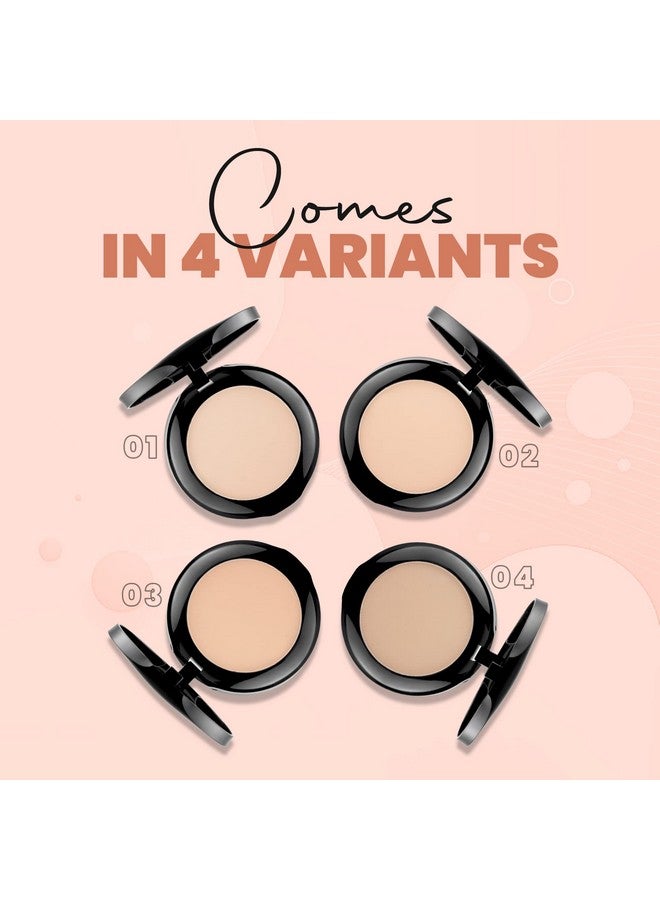 Wonder 2 In 1 Compact With Mirror And Powder Puff ; Oil And Sweat Control ; Long Lasting Compact Powder (16.0Gm) (Shade02)