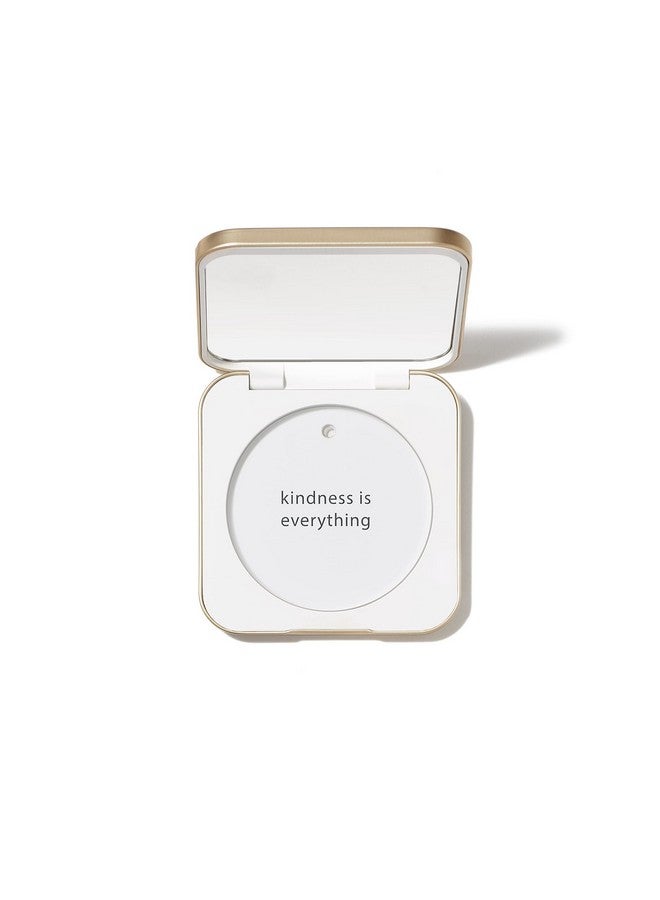 Refillable Compact ; Aluminum Shell & Magnetic Closure ; Interior Mirror For Onthego Use ; Compatible With All Powder Refills ; White