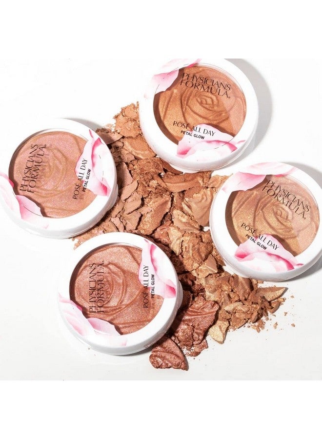 Rosé All Day Set & Glow Highlighting Powder Luminous Light Dermatologist Approved