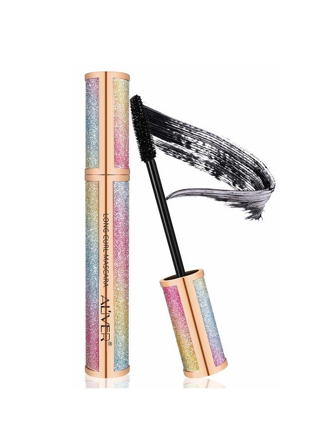 4D Silk Fiber Lash Mascara Waterproof Tubing Mascara Black Luxuriously Longer Voluminous Eyelashesnatural Lengthening Smudge Proof Mascarahypoallergenicno Clumpingeasy To Apply & All Day Full