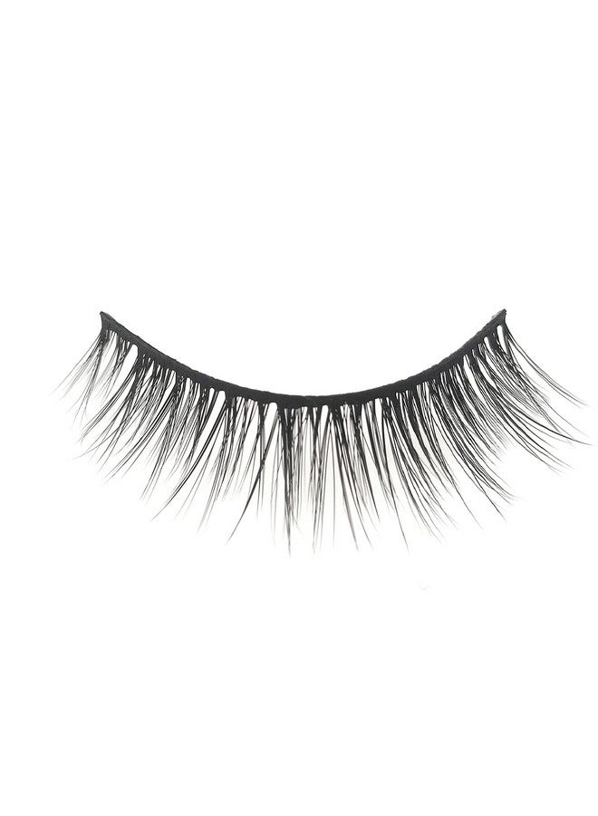 Cloud 9 Reusable 15 Wears Natural Looking Vegan False Lashes Handmade From Korean Silk. Lightweight Cruelty Free Eyelash For Everyday Look 1 Pair