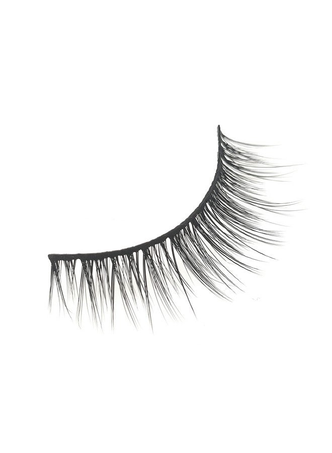 Cloud 9 Reusable 15 Wears Natural Looking Vegan False Lashes Handmade From Korean Silk. Lightweight Cruelty Free Eyelash For Everyday Look 1 Pair