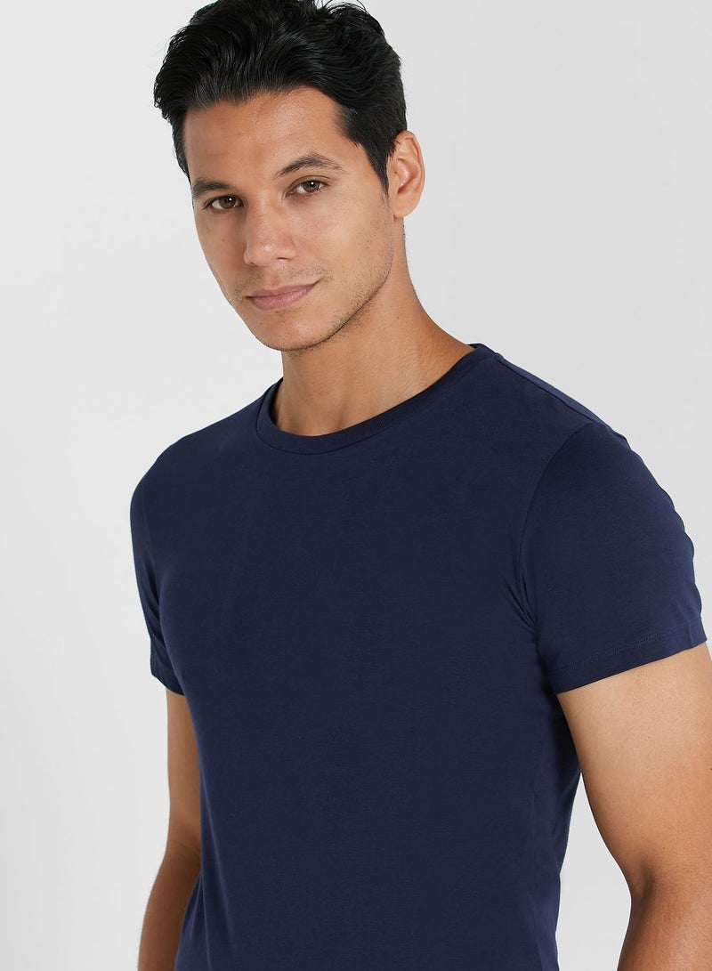 2 Pack Essential Crew Neck T-Shirt