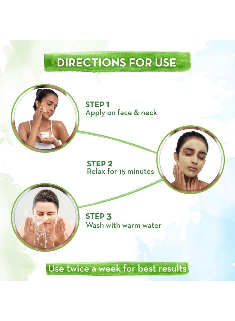 Ubtan Face Pack Mask For Fairness Tanning & Glowing Skin With Saffron Turmeric & Apricot Oil 100 Ml