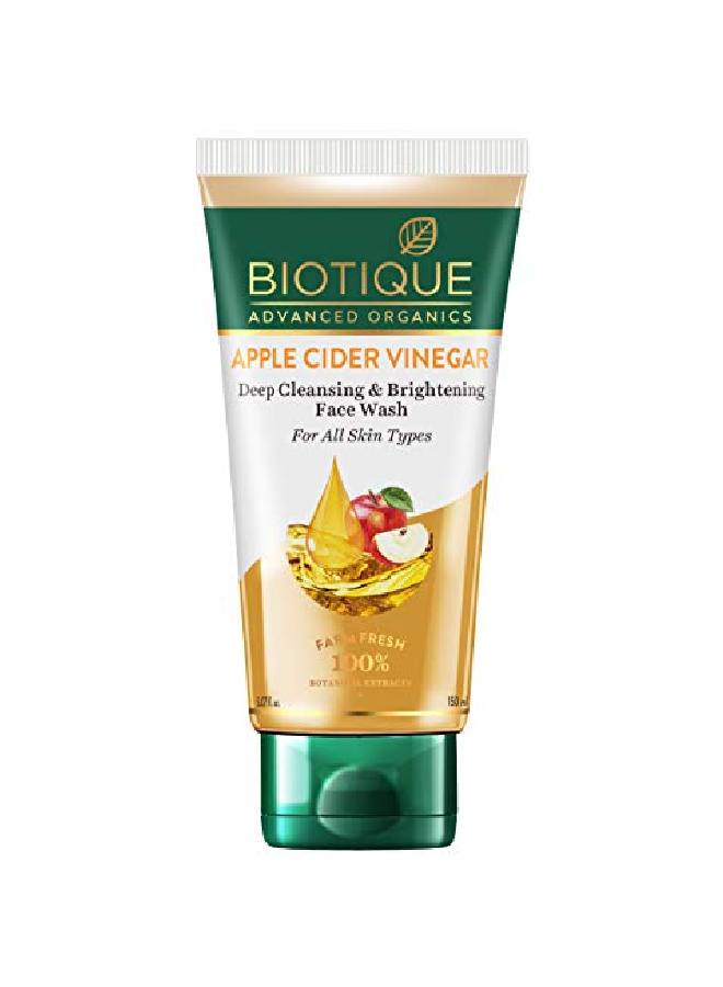 Apple Cider Vinegar Deep Cleansing Face Wash, 150 Ml